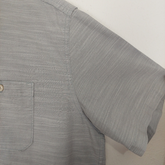 The North Face Men’s Gray Check Short Sleeve Button Up Shirt Size Large. - Picture 6 of 7